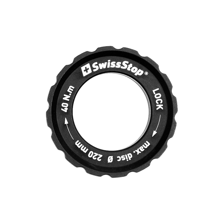 SwissStop Centre Lock Lockring Max 220mm Rotor