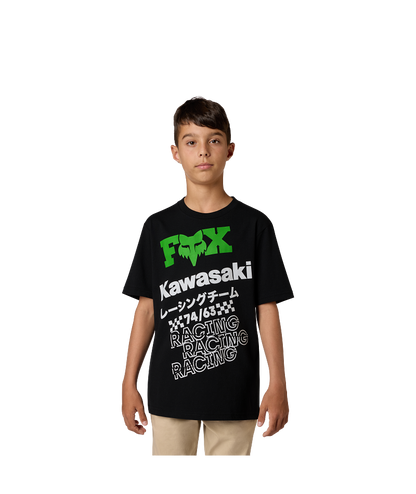 Fox Yth Kawi Ss Tee