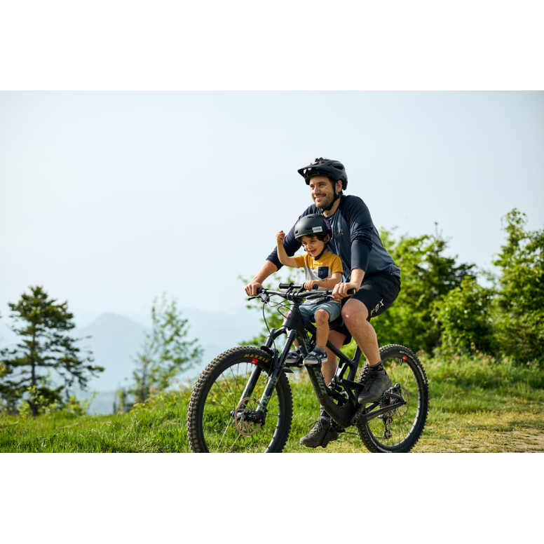 Kids Ride Shotgun Child Bike Seat + Handlebars Combo