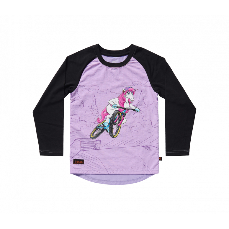 Kids Ride Shotgun Kids Unicorn Windproof Jersey