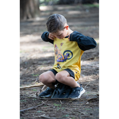 Kids Ride Shotgun Kids Lion Windproof Jersey