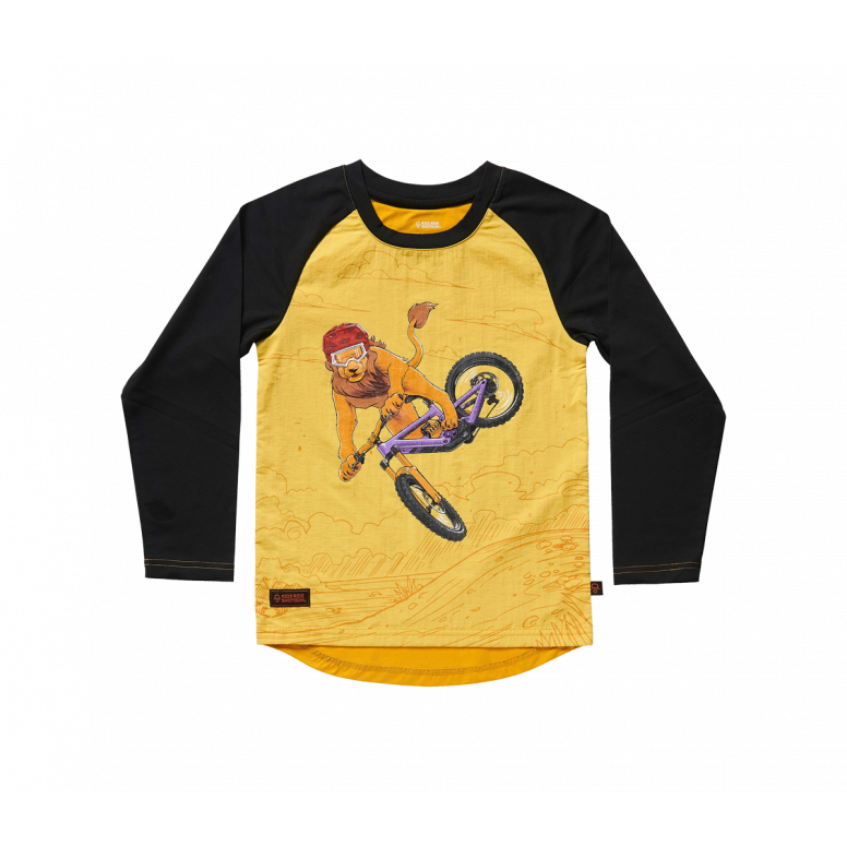 Kids Ride Shotgun Kids Lion Windproof Jersey