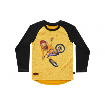 Kids Ride Shotgun Kids Lion Windproof Jersey
