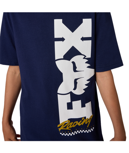 Fox Yth Checker Ss Tee