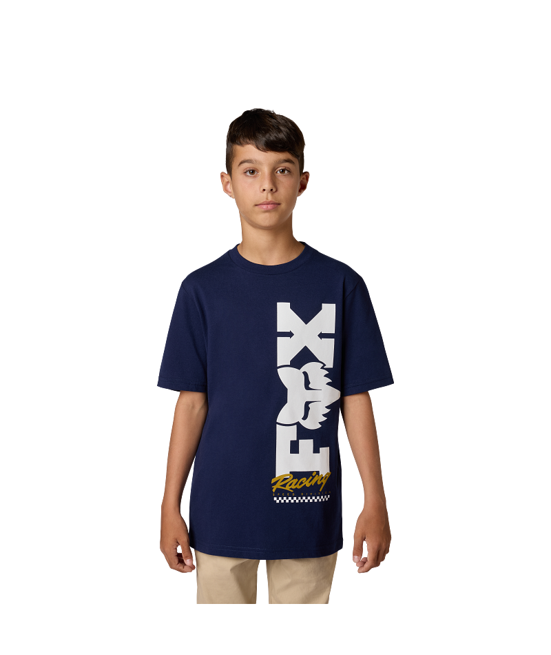 Fox Yth Checker Ss Tee