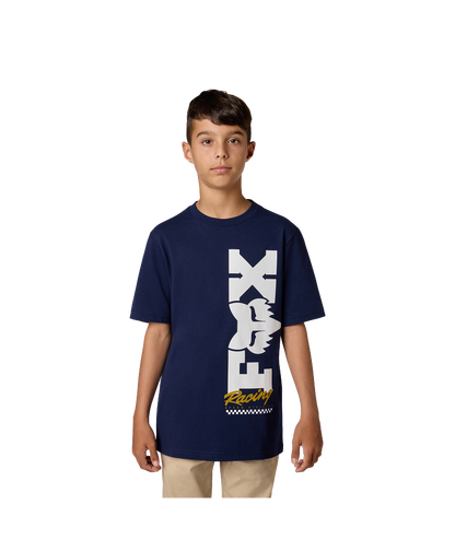 Fox Yth Checker Ss Tee