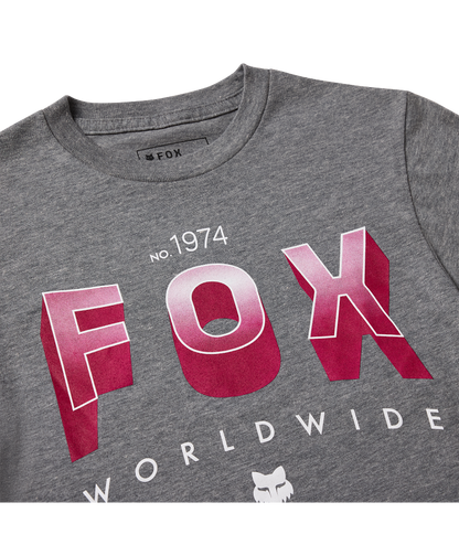 Fox Yth Block Ss Tee