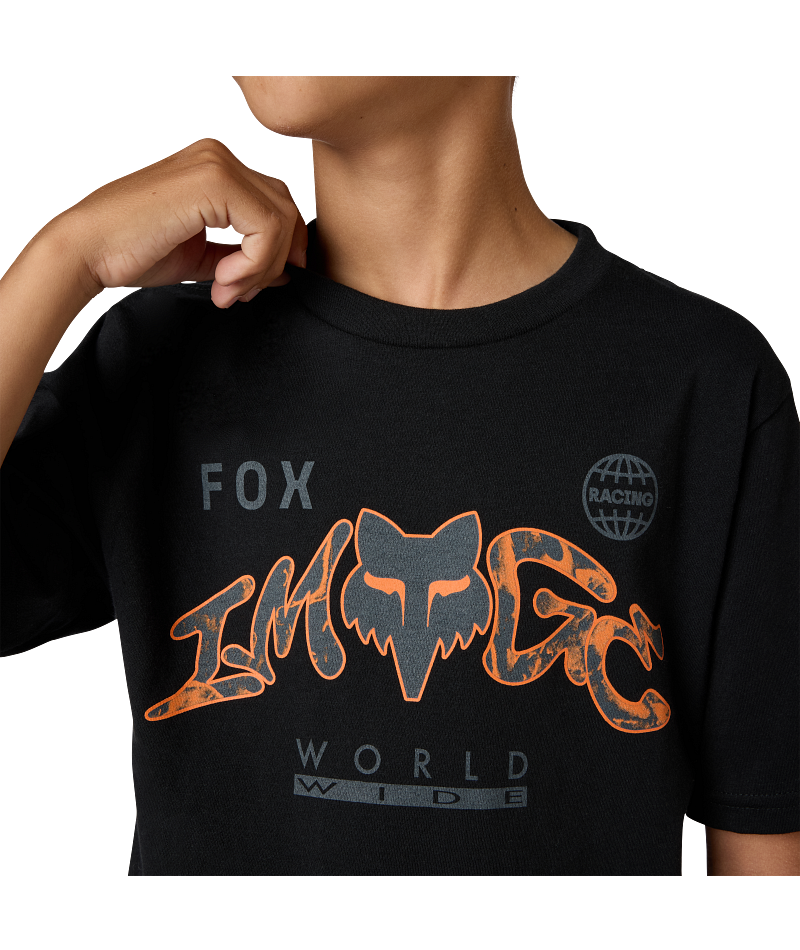Fox Yth Image Print Ss Tee