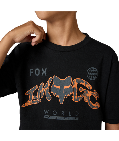 Fox Yth Image Print Ss Tee