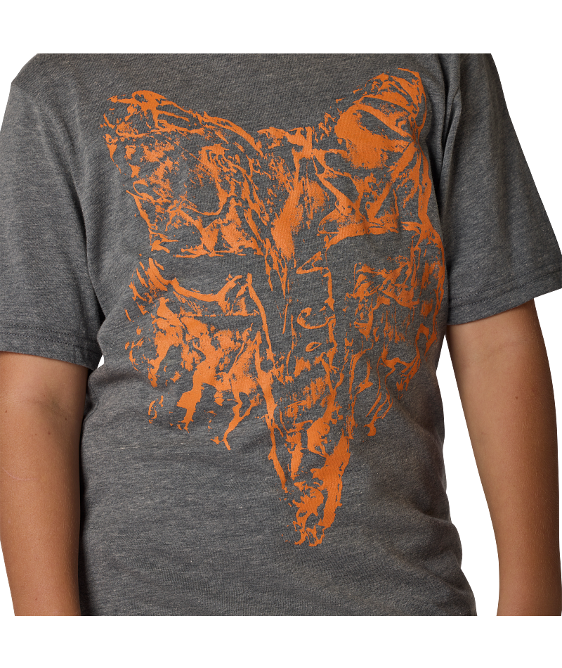 Fox Yth Image Print Hd Ss Tee