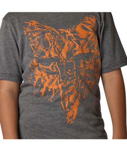 Fox Yth Image Print Hd Ss Tee