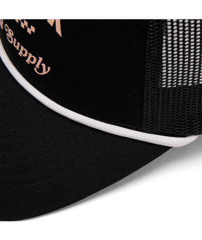 Fox W Supply Mesh Rope Trucker