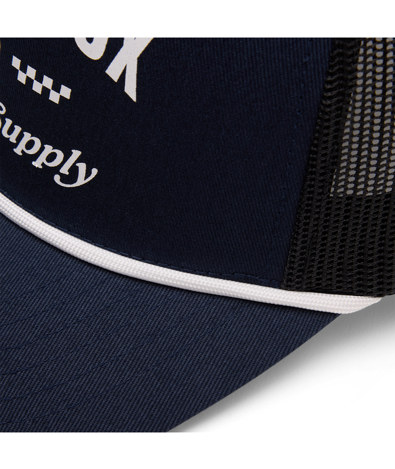Fox W Supply Mesh Rope Trucker