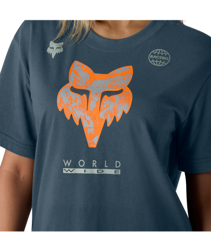Fox W Image Print Ss Tee