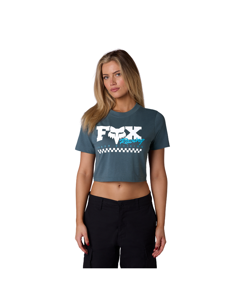 Fox W Checker Ss Baby Tee
