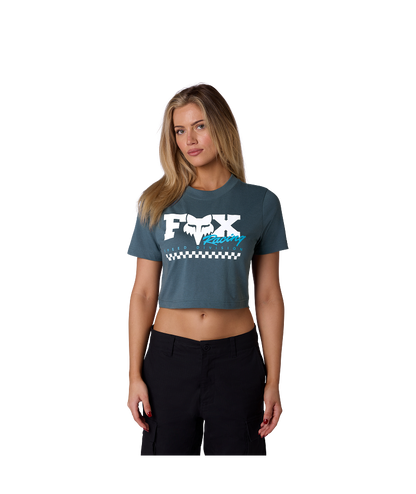 Fox W Checker Ss Baby Tee