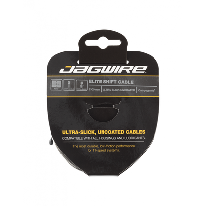 Jagwire Elite Shift Cable - Polished Ultra-Slick Stainless Campag