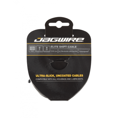 Jagwire Elite Shift Cable - Polished Ultra-Slick Stainless Campag