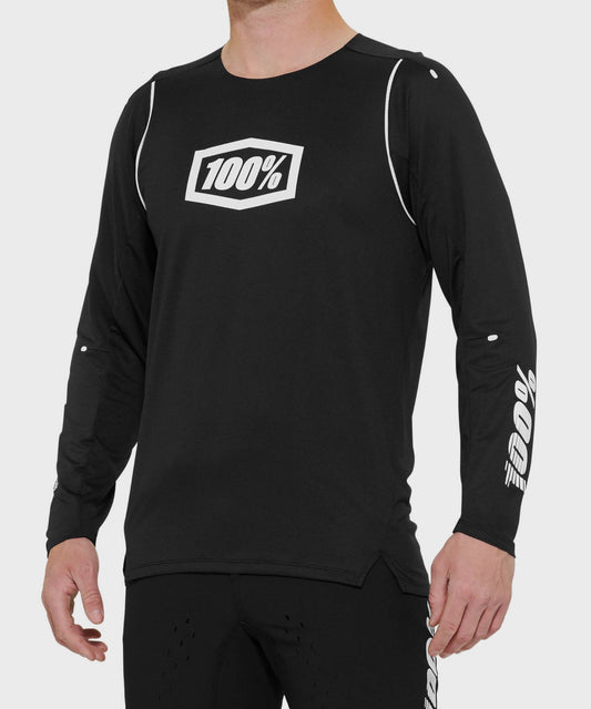 100% R-Core X Long Sleeve Jersey M / Black