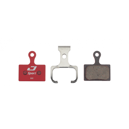 Jagwire Sport Semi-Metallic Disc Brake Pad - Shim Road & RideRever - Brake Pads