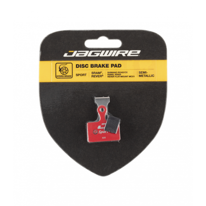 Jagwire Sport Semi-Metallic Disc Brake Pad - Shim Road & RideRever - Brake Pads