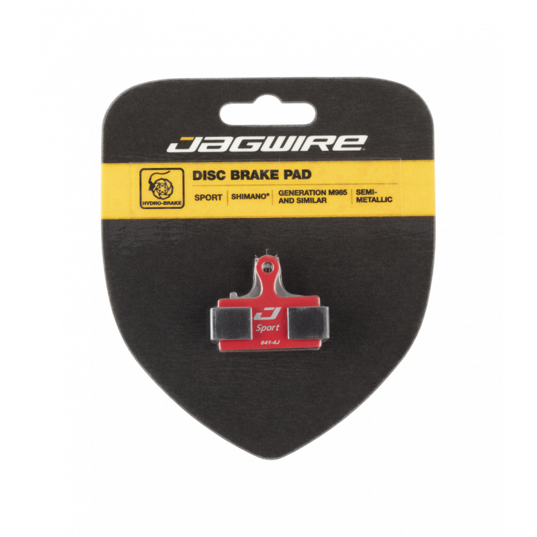Jagwire Sport Semi-Metallic Disc Brake Pad - Shim & RideRever - Brake Pads