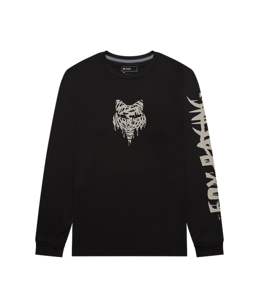 Fox Roughcut Dri-Release Md LS Tee FA26 Black / 2X