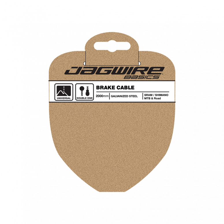 Jagwire Basic MTB & Road Brake Cable - Galv Shim