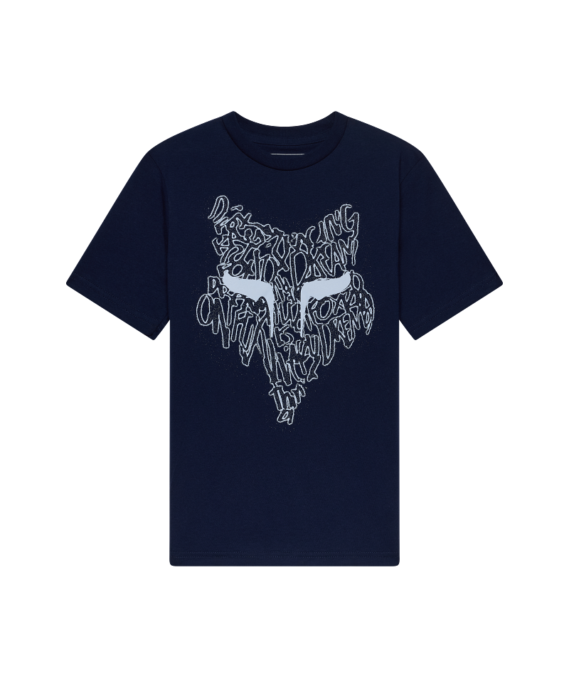 Fox YTH Slowburn SS Tee FA26 Navy / YXL
