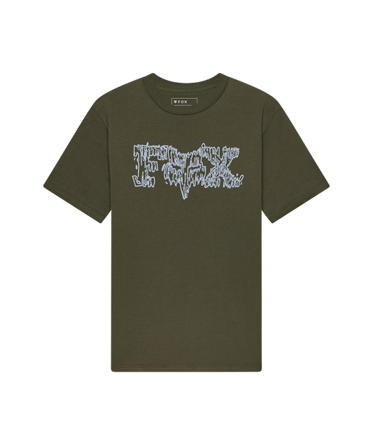 Fox YTH Dustproof SS Tee FA26 Dark Green / YXL
