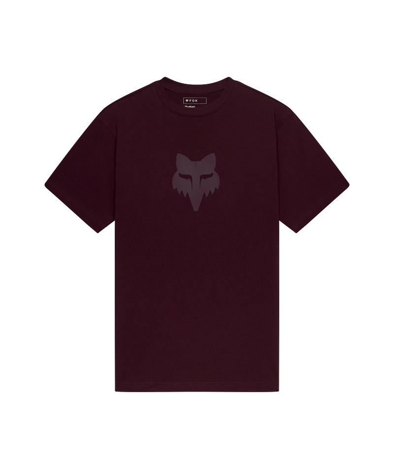 Fox Fox Head Heavyweight SS Tee FA26 Dark Maroon / 2X