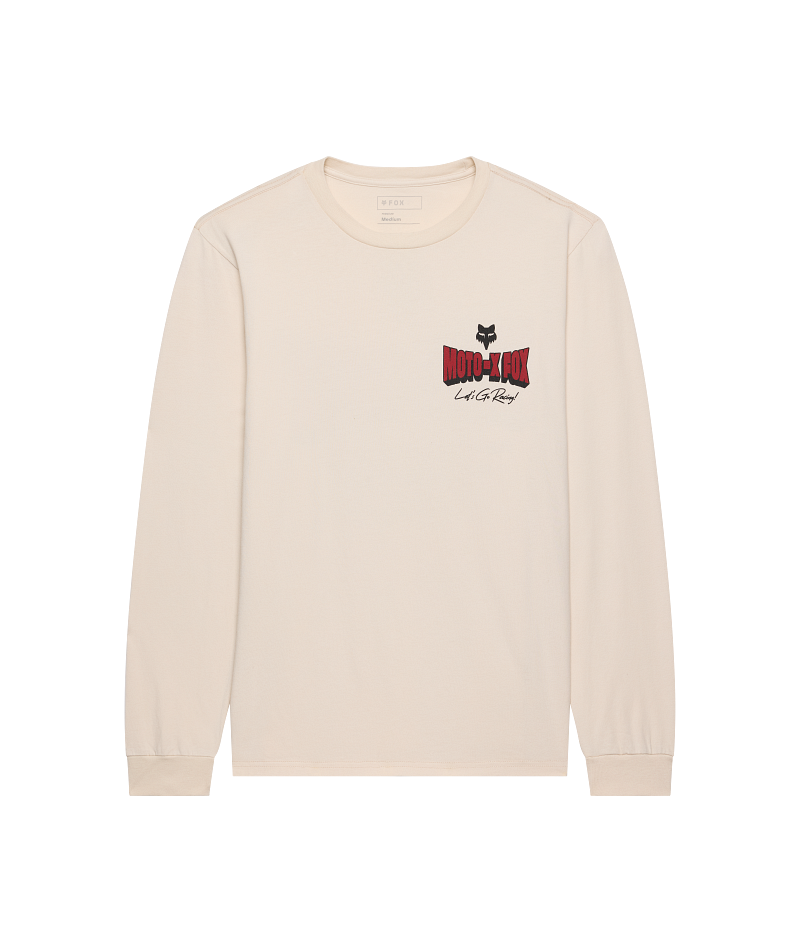 Fox Go Race 195 Original LS Tee FA26 Chalk / 2X