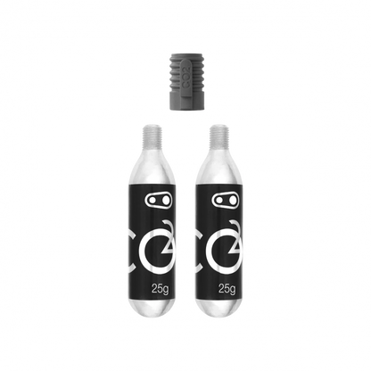 Crankbrothers CO2 Cartridges (2 Units) W/ Inflator