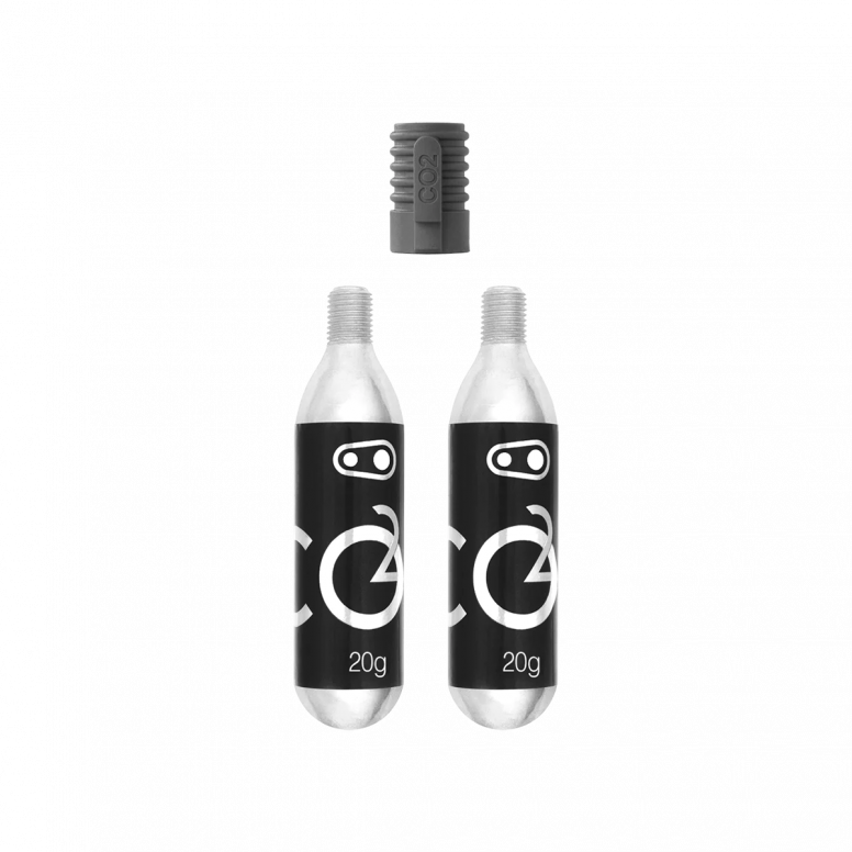 Crankbrothers CO2 Cartridges (2 Units) W/ Inflator