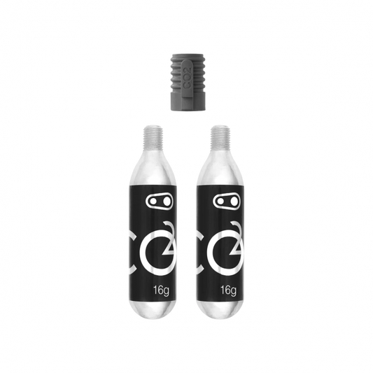 Crankbrothers CO2 Cartridges (2 Units) W/ Inflator