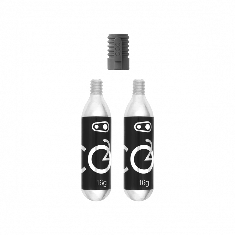 Crankbrothers CO2 Cartridges (2 Units) W/ Inflator