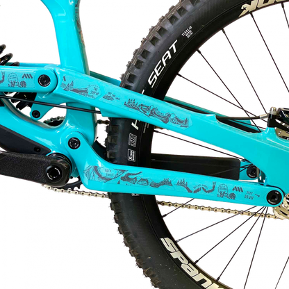 All Mountain Style Frame Guard Extra Red Bull Hardline