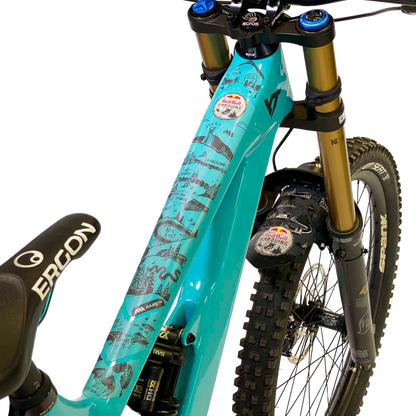 All Mountain Style Frame Guard Extra Red Bull Hardline