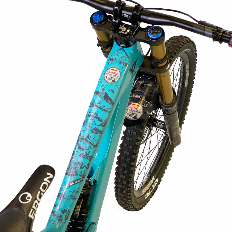 All Mountain Style Frame Guard Extra Red Bull Hardline