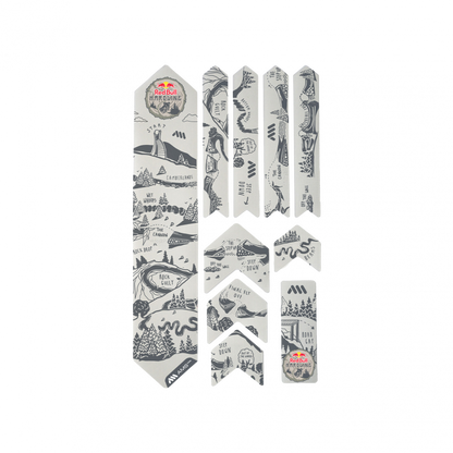All Mountain Style Frame Guard Extra Red Bull Hardline
