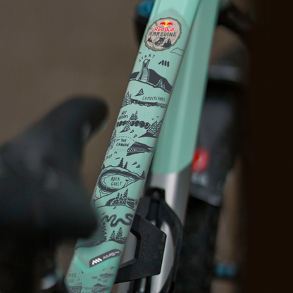 All Mountain Style Frame Guard Extra Red Bull Hardline