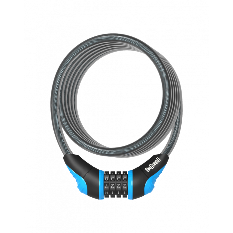 OnGuard Neon Combo Coil Cable Locks