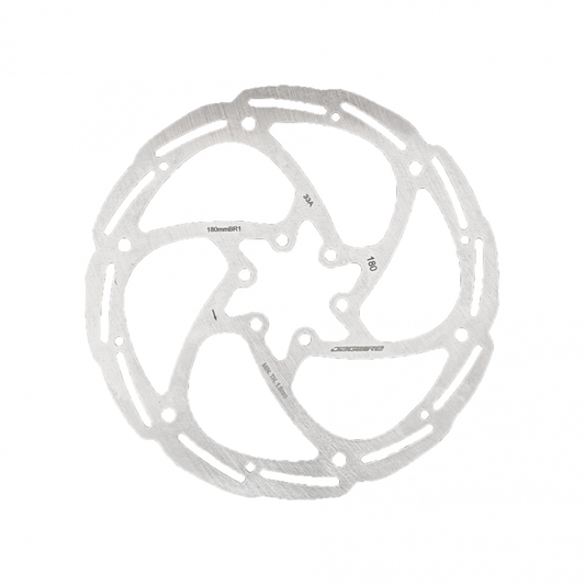 Jagwire Basics BR1 Disc Rotor Silver / Disc Brake (6-Bolt) / 203mm 
