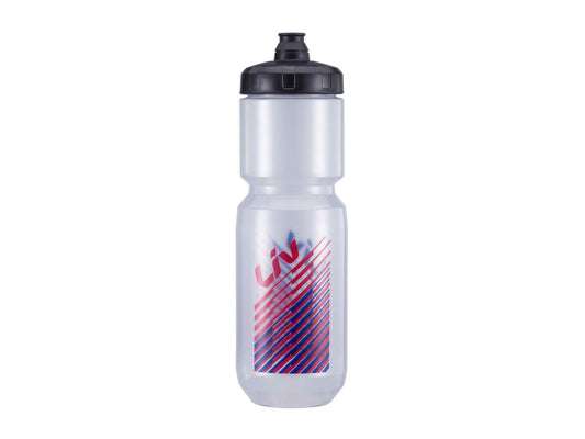 Liv PourFast Double Spring Bottle (750ml) - White / Purple / Blue