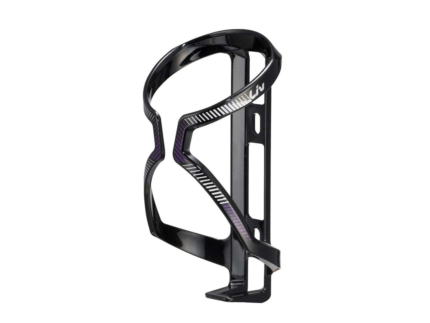 Liv Airway Sport Bottle Cage - Black / Silver / Purple