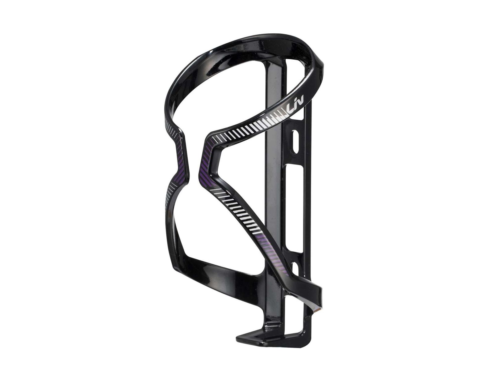 Liv Airway Sport Bottle Cage - Black / Silver / Purple