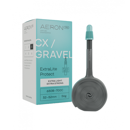 Aeron TPU CX/Gravel - ExtraLite Protect - Alloy Valve