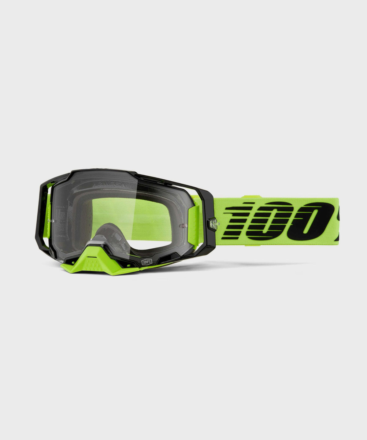 100% Armega Goggle One Size / Neon Yellow