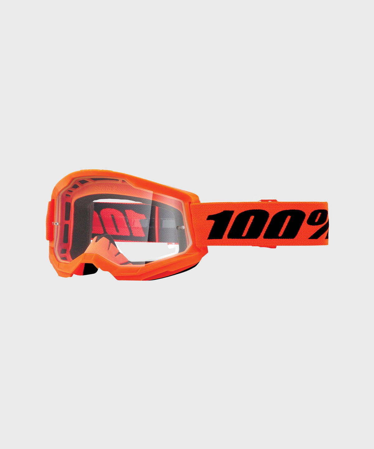 100% Strata 2 Goggle Neon Orange