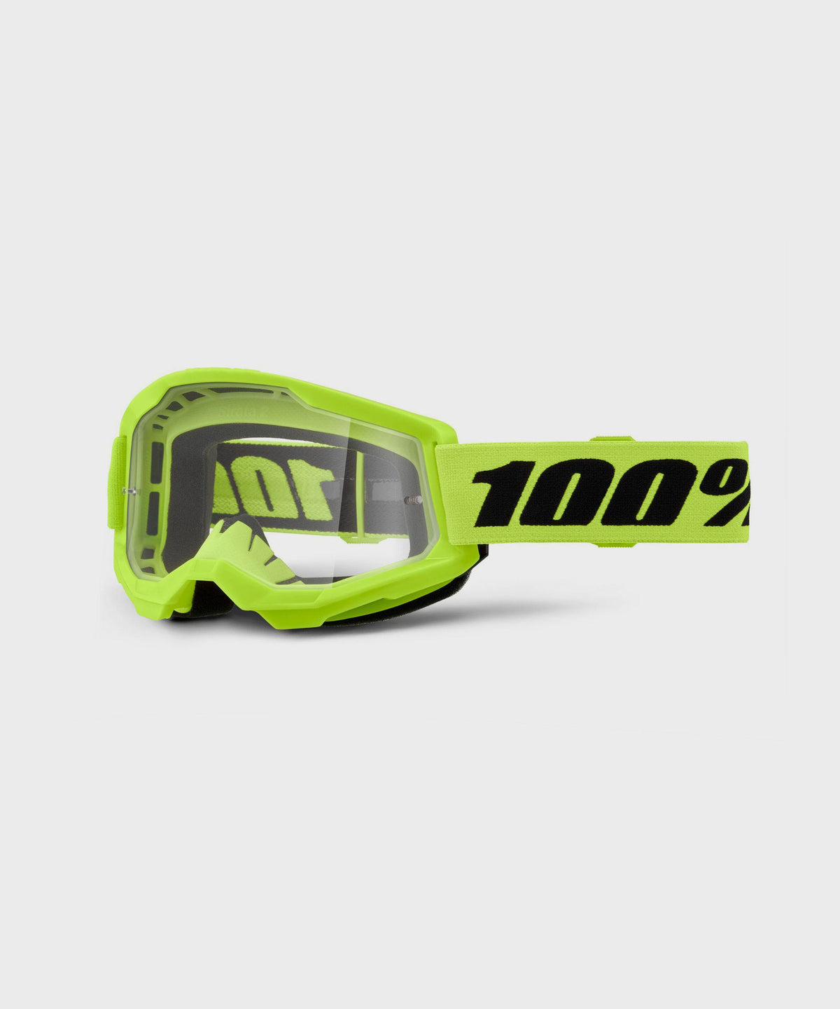 100% Strata 2 Youth Goggle Neon Yellow